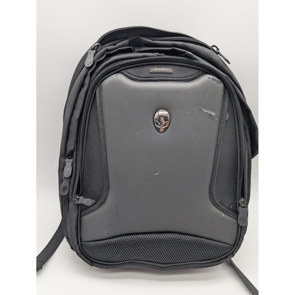 Alienware Mobile Edge ScanFast Gaming Laptop Backpack Black TSA Friendly